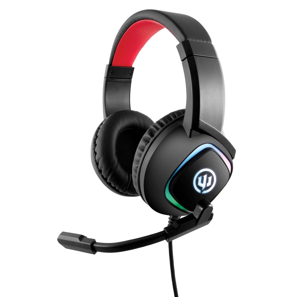 Wicked Audio WIGH800 Grid Legion 800 Wired Gaming Headphones - Black/Red