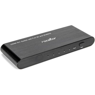 Rocstor Y10A267-A1 4k Hdmi Splitter - Aluminum Adap 5 Port Hdmi Splitter - 4k 60hz