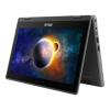 Asus BR1102FGA-YS14T 11.6 Touchscreen 2 in 1 Notebook - HD - 1366 x 768 - Intel Celeron N100 Quad-core [4 Core] 800 MHz - 4 GB Total RAM - 4 GB On-board Memory - 128 GB SSD - Mineral Gray view 1
