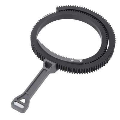 Adjustable Zoom Follow Focus Focusing Handle Lever with Gear Belt Ring for 46mm-110mm Lens for DSLR Camere (Grey)
