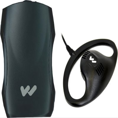 Williams AV FM R37 Receiver with Earpiece; System Includes: (1) PPA R37N Receiver, (1) Ear 022 Surround Earphone, and (1) BAT 001-2 AA Alkaline Battery