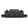 Bus Bar Heavy Duty Module, Low Resistance Power Distribution Busbar Box 4 Studs ABS Zinc Alloy Brass M8 48VDC 250A for Yacht (Black) view 1