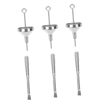 COLLBATH Pet Urn Disassembly Tool Mini Funnel Portable Needle Detachable Tool Stainless Steel Screwdriver Set for Easy Filling