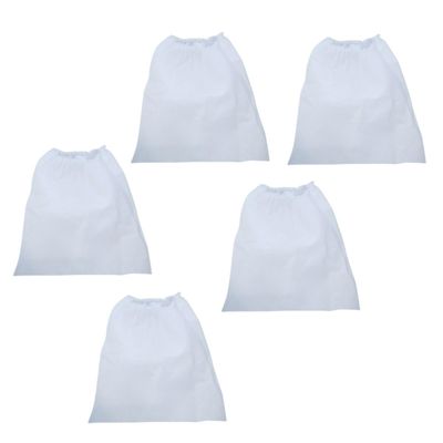 FRCOLOR Manicure Dust Collector Bags 9.44X9.44 Inch Thickened Non-Woven Replacement Pouches for Nail Art Dust Suction Collector 5 Pack Durable Storage Bags