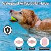 Waterproof AirTag Collar Holder Compatible with Apple AirTag, Silicone Waterproof AirTag Case for Collar, Anti-Lost AirTag Holder for Pet Cat Dog GPS Tracker (Pink) view 3