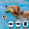 Airtag Collar Holder Compatible with Apple AirTag, Silicone Waterproof Air Tag Case for Pet Collar, Anti-Lost AirTag Holder for Cat Dog GPS Tracker (Navy) view 3