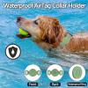 Apple AirTag Compatible Silicone Waterproof Case for Pet Collar, Anti-Lost Holder for Cat Dog GPS Tracker (Green) view 3