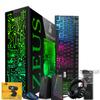 TechMagnet Gaming Desktop PC, Intel i5 4th Gen, Zeus Pro 4, GT 1030 2GB DDR5, 8GB RAM ARGB, 1TB SSD + 4TB HDD, RGB Kit, Windows 11 (Renewed) view 1