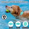 Airtag Collar Holder - Waterproof Silicone Case for Apple AirTag, Anti-Lost Holder for Pet Cat Dog GPS Tracker (Mint Green) view 3