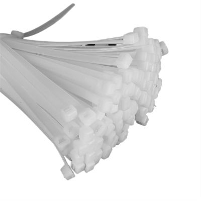 HIDIZ 100pcs/bag Cable Tie Self-Locking Plastic Nylon Tie White Organiser Fasten Cable Wire Cable Zip Ties (Color : 3x150mm)
