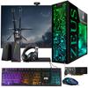 TechMagnet Gaming Desktop PC, Intel i5 6th Gen, Zeus Pro 6, GT 1030 2GB DDR5, 16GB RAM ARGB, 256GB SSD + 1TB HDD, 22 Inch Monitor, RGB Kit, Windows 11 (Renewed) view 1