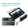 Accsoon SeeMo Pro SDI/HDMI to iOS Video Capture Adapter Converter, 1080p 60fps Video Transmitter H.264 Recording, Live Streaming, Monitor for i-Phone iPad, HDMI to USB-C Video Capture Terminal view 3