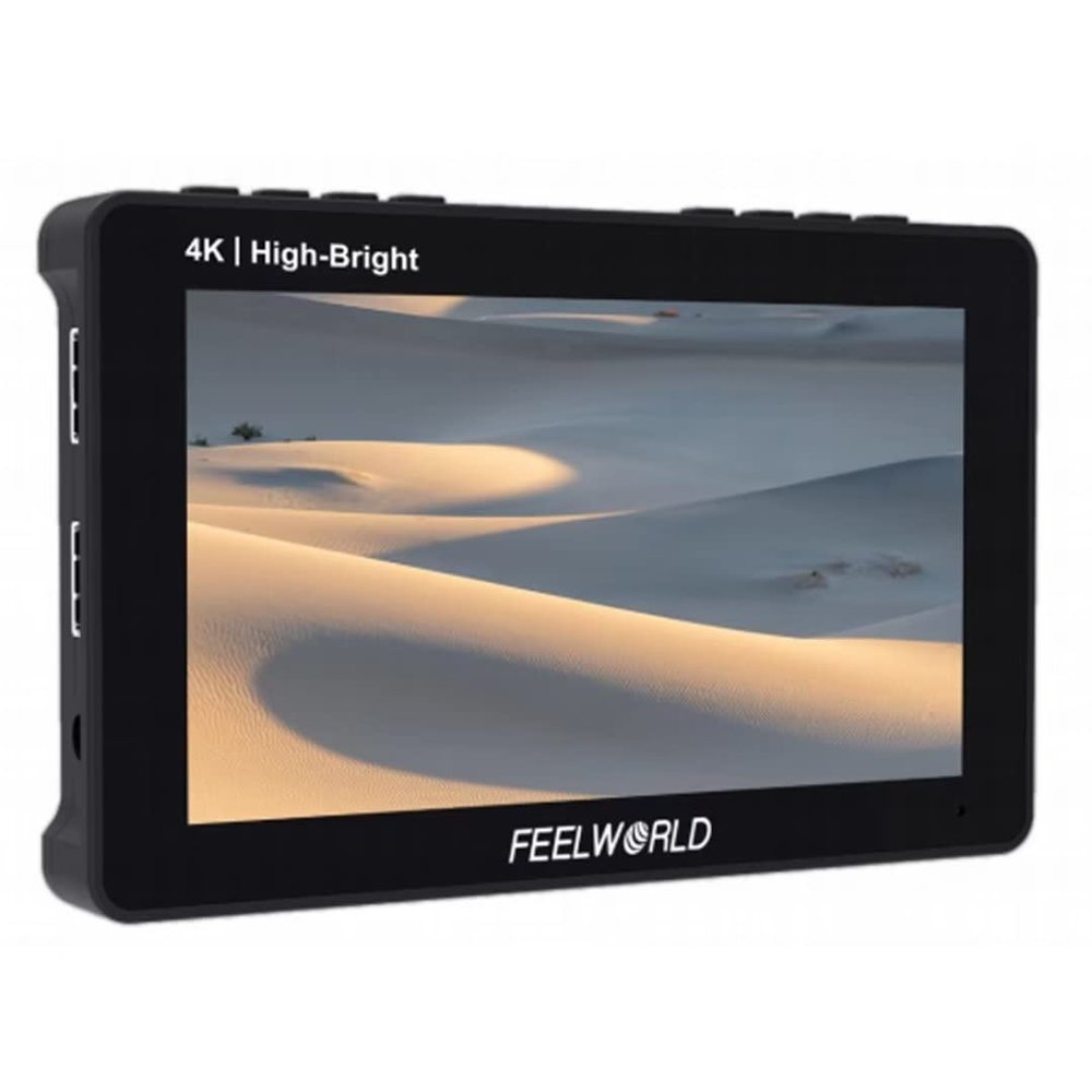 FEELWORLD F5 Prox 5.5 Inch 1200nit High Bright Touch Screen Field Monitor, 1920 * 1080, 5V Type-C Power Supply, 4K HDMI in&Out, F970 Battery Plate