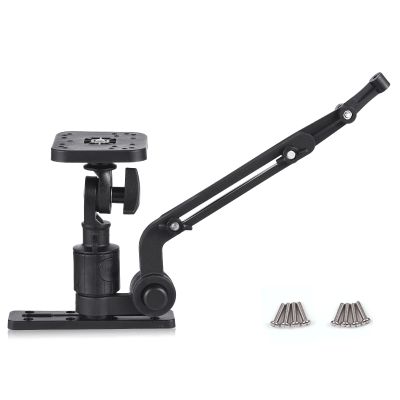Lixada Kayak Fish Finder Mounting Plate Kayak Boat Transducer Mounting Arm Fish Finder Mount Base Adapter
