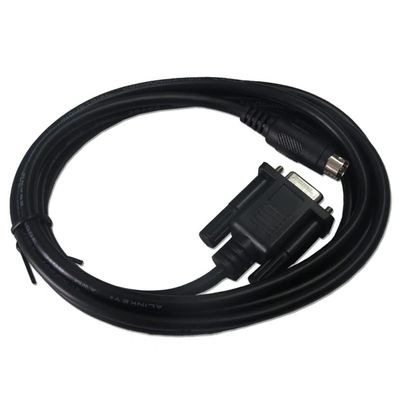 MT6000/TK6000-DVP for MT6000/TK6000 and DVP Series PLC Communication Cable Black Length(10m)