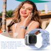 Girovo Engraved Cartoon Band Compatible with Fitbit Versa 2 Band/Versa Lite/Versa Band Women, Cute Soft Silicone Replacement Straps Bracelet Sport Designer Fancy Summer Wristbands for Fitbit Versa SE view 3