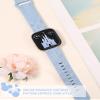 Girovo Engraved Cartoon Band Compatible with Fitbit Versa 2 Band/Versa Lite/Versa Band Women, Cute Soft Silicone Replacement Straps Bracelet Sport Designer Fancy Summer Wristbands for Fitbit Versa SE view 4