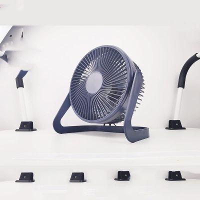 5 inch mini Desktop Plug-in Small Silent Desktop Office Electric Fan USB Small Fan Circulation Fan 5inchnavy