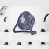 5 inch mini Desktop Plug-in Small Silent Desktop Office Electric Fan USB Small Fan Circulation Fan 5inchnavy view 1
