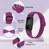 XFYELE Elastic Nylon Bands Compatible with Fitbit Inspire 3/Inspire 2/Inspire HR/Inspire/Ace 3/Ace 2, Soft Adjustable Stretchy Straps Replacement Wristband for Women Men view 2