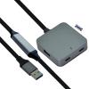 Value USB3.2 Gen1 Hub w. Extension Cable, 2xA + 2X C, 10m, W128947167 (Cable, 2xA + 2X C, 10m) view 1