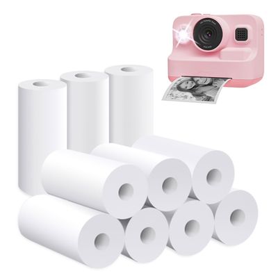 Printing Paper, Printing Camera Refill Thermal Paper 10 Rolls, BPA Free, BLL2 (10 Rolls)