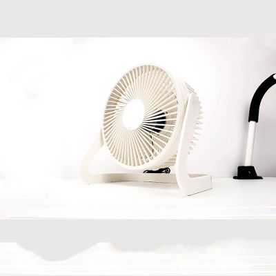 5 inch mini Desktop Plug-in Small Silent Desktop Office Electric Fan USB Small Fan Circulation Fan 5inchoff-White
