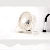 5 inch mini Desktop Plug-in Small Silent Desktop Office Electric Fan USB Small Fan Circulation Fan 5inchoff-White view 1