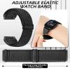 XFYELE Stretchy Bands Compatible with Fitbit Versa 4/Versa 3/Sense 2/Sense Bands, Adjustable Nylon Elastic Sport Replacement Wristbands for Women Men view 3