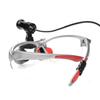 EUSONYSU 3.5X Loupe Binocular Magnifier 5W Spotlight Head Light with Two Type Clips Aluminium Alloy Case (Silver) view 4