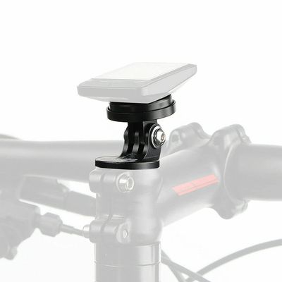 XBERSTAR Bike GPS Computer Adapter Mount Base Bicycle Stem Cap Holder for Garmin for Bryton Angle Adjustable (Black)