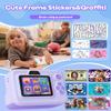 Instant Print Camera for Kids,2.4 Inch Screen Kids Instant Cameras, Christmas Birthday Gifts for Girls Age 3-12, Portable Toddler Toy for 3 4 5 6 7 8 9 10 Year Old Girls Boys Purple view 3