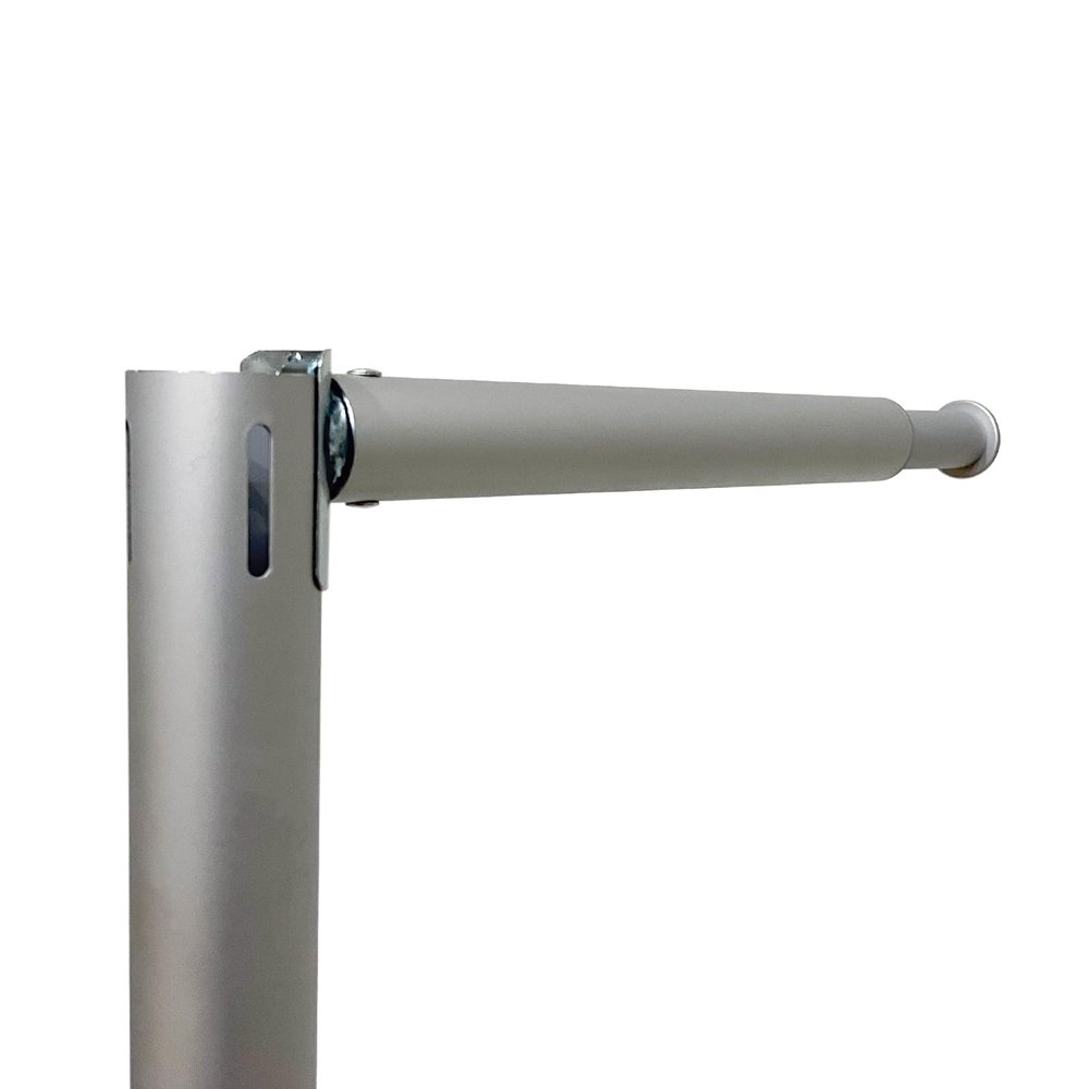 Hecis Slip-On Drape Support 10" to 18" for Backdrop Stand, Pipe and Drape Stand Kit Double Backdrop Frame(2 Pack)