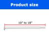 Hecis Slip-On Drape Support 10" to 18" for Backdrop Stand, Pipe and Drape Stand Kit Double Backdrop Frame(2 Pack) view 2