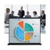 BYZOM Tabletop Projection Screen 20/30/40/50inch, Portable Desktop Projector Screen Pull Down for Office, Outdoor Home Theater Roll Up White Screens (Size : 50inch) view 2