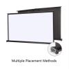 BYZOM Tabletop Projection Screen 20/30/40/50inch, Portable Desktop Projector Screen Pull Down for Office, Outdoor Home Theater Roll Up White Screens (Size : 50inch) view 3