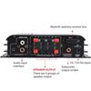 Suacopzar S299 Max 800W Bluetooth Home Audio Amplifier, RMS 40Wx4 4.1CH Bluetooth Power Amplifier with Active Subwoofer, Sound Audio System w/AUX, Headphone Jack, USB, SD, Remote Control - Suacopzar view 3