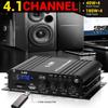 Suacopzar S299 Max 800W Bluetooth Home Audio Amplifier, RMS 40Wx4 4.1CH Bluetooth Power Amplifier with Active Subwoofer, Sound Audio System w/AUX, Headphone Jack, USB, SD, Remote Control - Suacopzar view 4