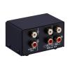 MOWEO Switcher RCA 2 in 1 Out / 1 in 2 Out A/B Switch Stereo Splitter Box with No Distoon RCA Jack for Switching Between Computer Speakers and Headphones view 1