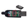 EVURU 6Pin FT232RL FT232 Module Compatible with A-r-d-u-i-n-o USB to T-T-L U-A-R-T Serial Wire Adapter RS232 Download Cable Module (Size : 6FT, Color : 5V VCC-3.3VTTL Level) view 2
