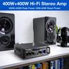 298Pro Stereo Audio Amplifier, Max 400W Home 2 Channel Bluetooth 5.0 Wireless Power Amplifier, HiFi Sound Home Theater Audio System Home Stereo Receiver, MIC in w/Echo, Bass & Treble w/USB/RCA/FM view 3