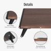 loukin Monitor Stand Riser for Desk, 22.4" x 8.3" Larger Computer Stand for Laptop, PC, Printer, Sturdy Desktop Computer Shelf with Non-Skid Rubber, Home Office (Brown) view 3