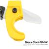 Manganese Steel Cone Cutter Shears with Labor-Saving .87 Inch Herb and Craft Cutting Tool for Household Use Flexible Opening Gear with Convenient Buckle view 2