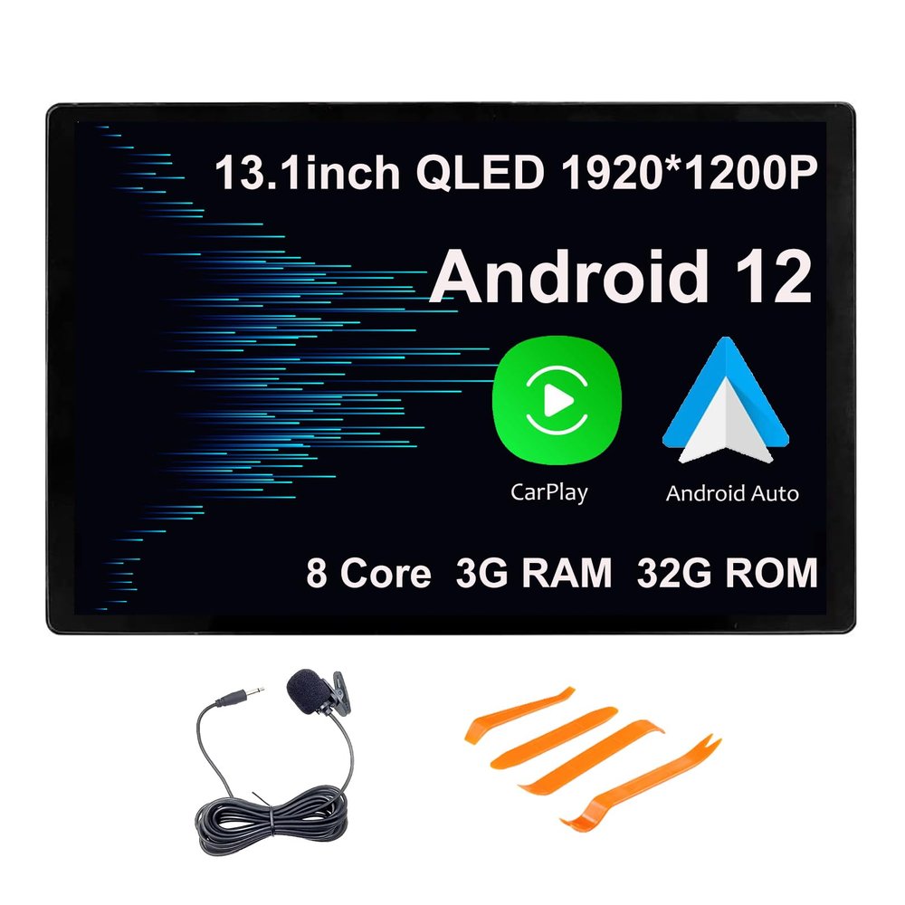 13.1" Android 12 Car Radio Stereo for Toyota Prado 150 2014-2017 1920 * 1200 GPS Navigation Carplay Android Auto DSP Bluetooth SWC WiFi 3+32