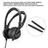 2Pcs Protein Leather Black Headband Cushion Compatible with Sennheiser HD25 Series HD25-1II HD25Plus HMD25 HMEC25 Earphones view 2