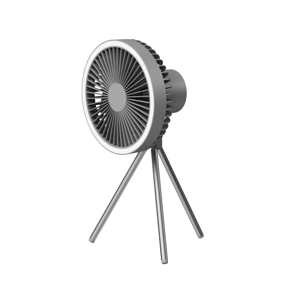 FEMUN,Small Fan,Portable Fan,Table Fan,Small Fans For Rooms,Personal Fan,Portable Fan For Travel,Mini Fan Portable,With Flexible Tripod Clips For Student Beds, Tables, Bicycles, Camping Trips (Gray).