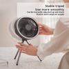 FEMUN,Small Fan,Portable Fan,Table Fan,Small Fans For Rooms,Personal Fan,Portable Fan For Travel,Mini Fan Portable,With Flexible Tripod Clips For Student Beds, Tables, Bicycles, Camping Trips (Gray). view 2