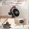 FEMUN,Small Fan,Portable Fan,Table Fan,Small Fans For Rooms,Personal Fan,Portable Fan For Travel,Mini Fan Portable,With Flexible Tripod Clips For Student Beds, Tables, Bicycles, Camping Trips (Gray). view 3
