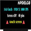 HPDELGB Screen Replacement for B140HAK03.2 N140HCN-EA1 LP140WFB-SPK1 FHD 1920x1080 40PIN LED Display Screen LCD Laptop Digitizer Panel Touch Screen view 1