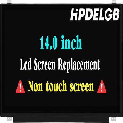 HPDELGB Screen Replacement 14" for HP Chromebook 14-ak013dx 14-ak060nr HD 1366x768 30PIN LED Display Screen LCD Laptop Digitizer Panel Non-Touch Screen